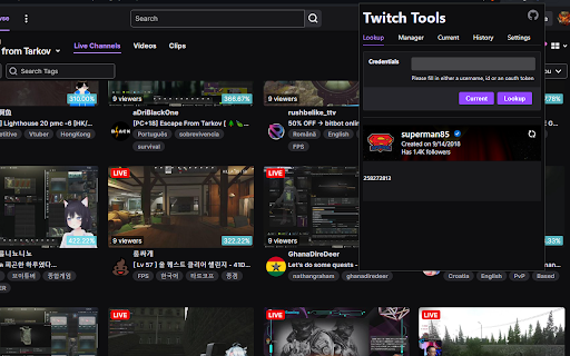 Twitch Tools from Chrome web store to be run with OffiDocs Chromium online Twitch Tools from Chrome web store to be run with OffiDocs Chromium online