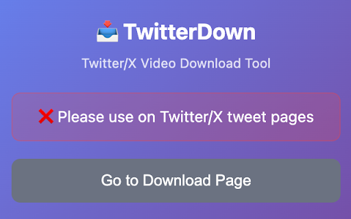 TwitterDown Helper from Chrome web store to be run with OffiDocs Chromium online TwitterDown Helper from Chrome web store to be run with OffiDocs Chromium online