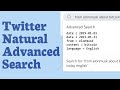 Twitter Natural Advanced Search from Chrome web store to be run with OffiDocs Chromium online Twitter Natural Advanced Search from Chrome web store to be run with OffiDocs Chromium online