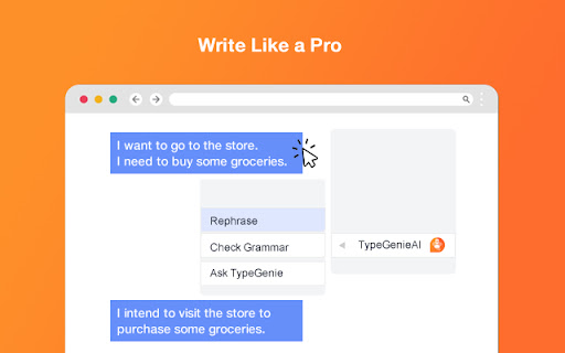 TypeGenieAI from Chrome web store to be run with OffiDocs Chromium online TypeGenieAI from Chrome web store to be run with OffiDocs Chromium online