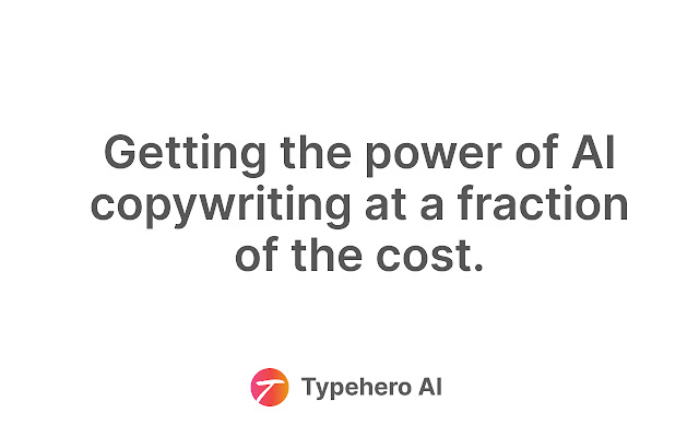 Typehero.ai from Chrome web store to be run with OffiDocs Chromium online Typehero.ai from Chrome web store to be run with OffiDocs Chromium online
