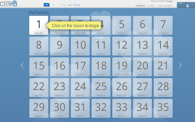 TypingClub from Chrome web store to be run with OffiDocs Chromium online TypingClub from Chrome web store to be run with OffiDocs Chromium online