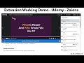 Udemy Video Playback Speed Controls from Chrome web store to be run with OffiDocs Chromium online Udemy Video Playback Speed Controls from Chrome web store to be run with OffiDocs Chromium online