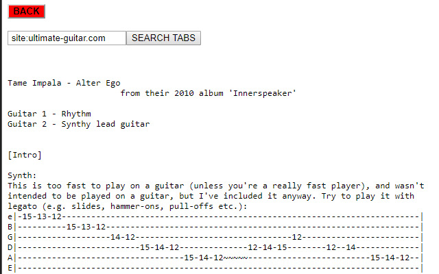 Ultimate Guitar No BS from Chrome web store to be run with OffiDocs Chromium online Ultimate Guitar No BS from Chrome web store to be run with OffiDocs Chromium online