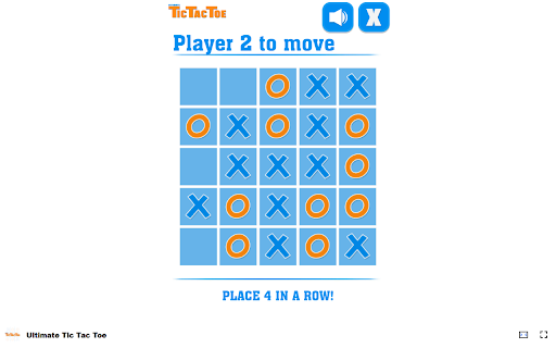 Ultimate Tic Tac Toe Empower your mind and think ahead! from Chrome web store to be run with OffiDocs Chromium online Ultimate Tic Tac Toe Empower your mind and think ahead! from Chrome web store to be run with OffiDocs Chromium online