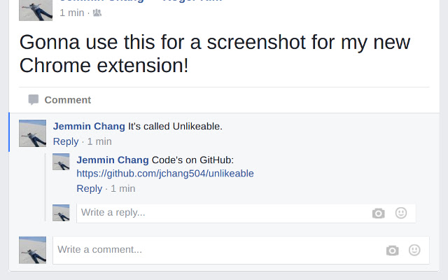 Unlikeable from Chrome web store to be run with OffiDocs Chromium online Unlikeable from Chrome web store to be run with OffiDocs Chromium online
