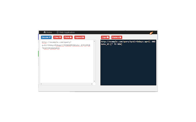 URL Decode/Encode from Chrome web store to be run with OffiDocs Chromium online URL Decode/Encode from Chrome web store to be run with OffiDocs Chromium online
