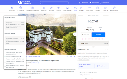 VakantieVeiliger from Chrome web store to be run with OffiDocs Chromium online VakantieVeiliger from Chrome web store to be run with OffiDocs Chromium online
