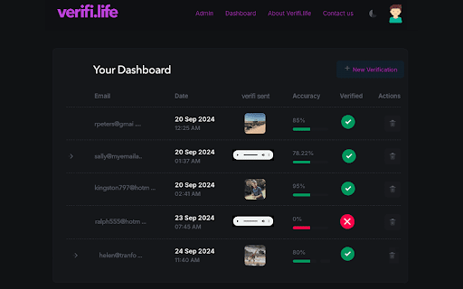Verifi Life from Chrome web store to be run with OffiDocs Chromium online Verifi Life from Chrome web store to be run with OffiDocs Chromium online