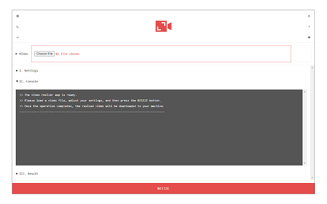 Video Resizer from Chrome web store to be run with OffiDocs Chromium online Video Resizer from Chrome web store to be run with OffiDocs Chromium online