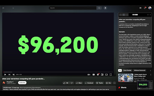 Vidooze Instant Text Summaries Key Moments for YouTube Videos from Chrome web store to be run with OffiDocs Chromium online Vidooze Instant Text Summaries Key Moments for YouTube Videos from Chrome web store to be run with OffiDocs Chromium online