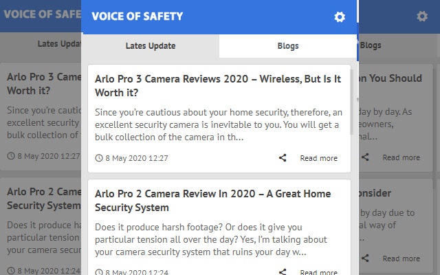 Voice Of Safety Latest News Update from Chrome web store to be run with OffiDocs Chromium online Voice Of Safety Latest News Update from Chrome web store to be run with OffiDocs Chromium online