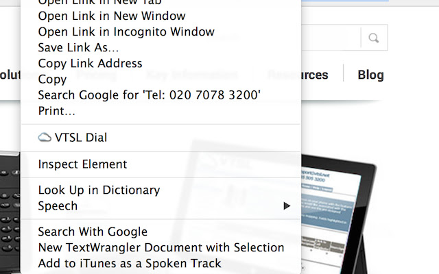 VTSL Click To Dial from Chrome web store to be run with OffiDocs Chromium online VTSL Click To Dial from Chrome web store to be run with OffiDocs Chromium online
