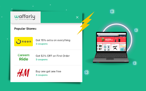 Waffarly Coupon Codes Your Favorite Brands from Chrome web store to be run with OffiDocs Chromium online Waffarly Coupon Codes Your Favorite Brands from Chrome web store to be run with OffiDocs Chromium online