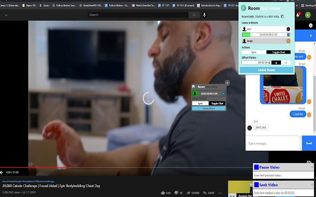 Watch Party Extension from Chrome web store to be run with OffiDocs Chromium online Watch Party Extension from Chrome web store to be run with OffiDocs Chromium online
