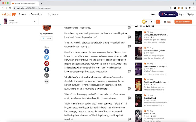 Wattpad Read Mode from Chrome web store to be run with OffiDocs Chromium online Wattpad Read Mode from Chrome web store to be run with OffiDocs Chromium online
