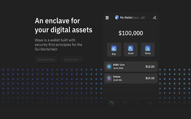 Wave Wallet from Chrome web store to be run with OffiDocs Chromium online Wave Wallet from Chrome web store to be run with OffiDocs Chromium online