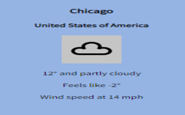 Weather Check from Chrome web store to be run with OffiDocs Chromium online Weather Check from Chrome web store to be run with OffiDocs Chromium online