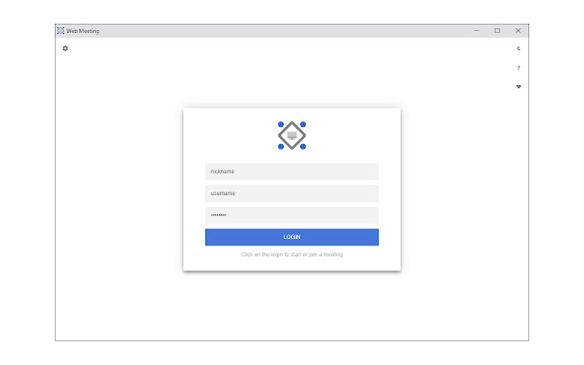 Web Meeting from Chrome web store to be run with OffiDocs Chromium online Web Meeting from Chrome web store to be run with OffiDocs Chromium online