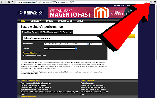 WebPageTest from Chrome web store to be run with OffiDocs Chromium online WebPageTest from Chrome web store to be run with OffiDocs Chromium online