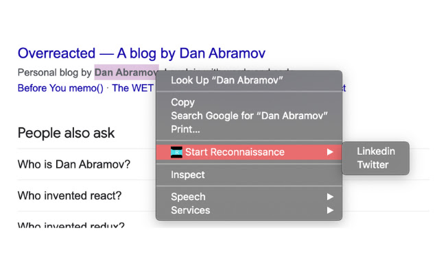 Web Reconnaissance from Chrome web store to be run with OffiDocs Chromium online Web Reconnaissance from Chrome web store to be run with OffiDocs Chromium online