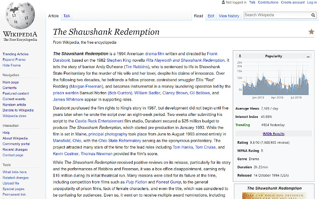 WikiPop from Chrome web store to be run with OffiDocs Chromium online WikiPop from Chrome web store to be run with OffiDocs Chromium online