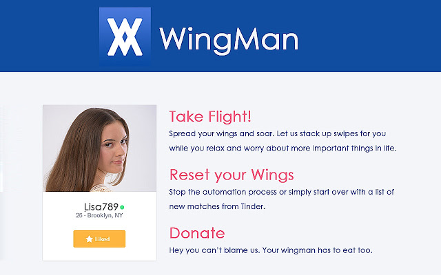WingMan Freemium for OkCupid from Chrome web store to be run with OffiDocs Chromium online WingMan Freemium for OkCupid from Chrome web store to be run with OffiDocs Chromium online