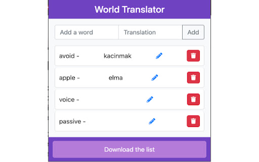 Word Translator from Chrome web store to be run with OffiDocs Chromium online Word Translator from Chrome web store to be run with OffiDocs Chromium online