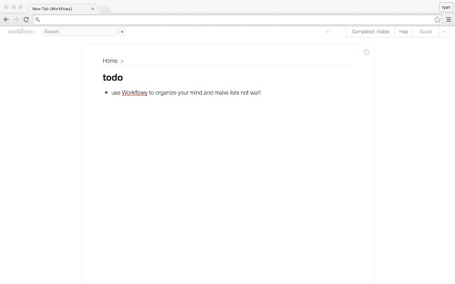 Workflowy New Tab from Chrome web store to be run with OffiDocs Chromium online Workflowy New Tab from Chrome web store to be run with OffiDocs Chromium online
