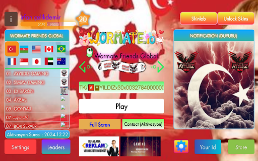 Wormate Friends Global from Chrome web store to be run with OffiDocs Chromium online Wormate Friends Global from Chrome web store to be run with OffiDocs Chromium online