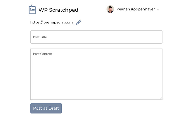 WP Scratchpad from Chrome web store to be run with OffiDocs Chromium online WP Scratchpad from Chrome web store to be run with OffiDocs Chromium online