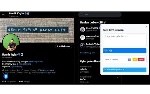 x.com Profile Notes from Chrome web store to be run with OffiDocs Chromium online x.com Profile Notes from Chrome web store to be run with OffiDocs Chromium online