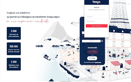 YAAGO Connect your Airbnb from Chrome web store to be run with OffiDocs Chromium online YAAGO Connect your Airbnb from Chrome web store to be run with OffiDocs Chromium online
