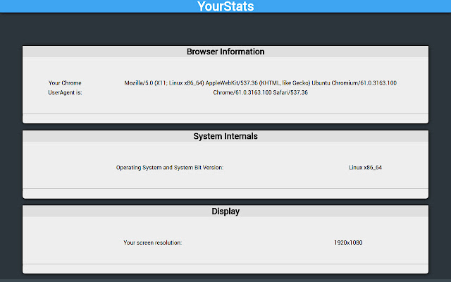 YourStats from Chrome web store to be run with OffiDocs Chromium online YourStats from Chrome web store to be run with OffiDocs Chromium online