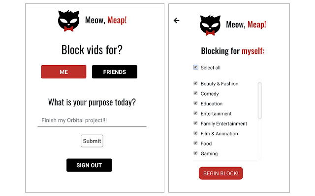 YouTube Cat from Chrome web store to be run with OffiDocs Chromium online YouTube Cat from Chrome web store to be run with OffiDocs Chromium online