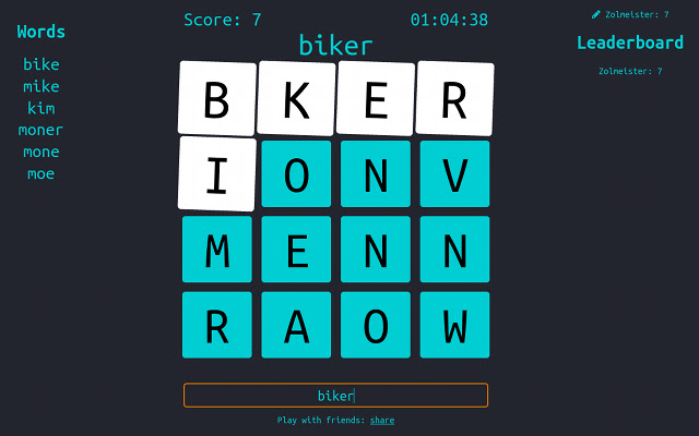 Zoggle from Chrome web store to be run with OffiDocs Chromium online Zoggle from Chrome web store to be run with OffiDocs Chromium online