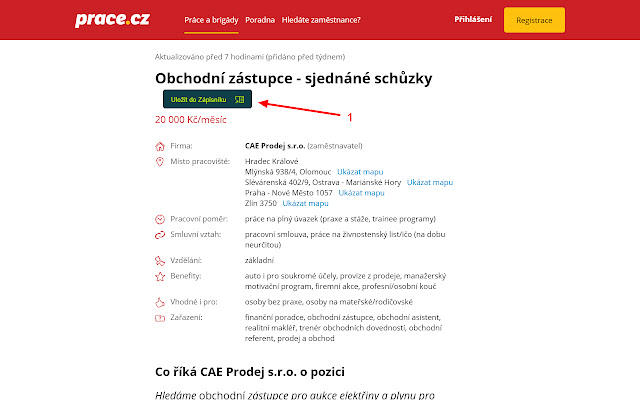 Zápisník nabídek práce from Chrome web store to be run with OffiDocs Chromium online Zápisník nabídek práce from Chrome web store to be run with OffiDocs Chromium online