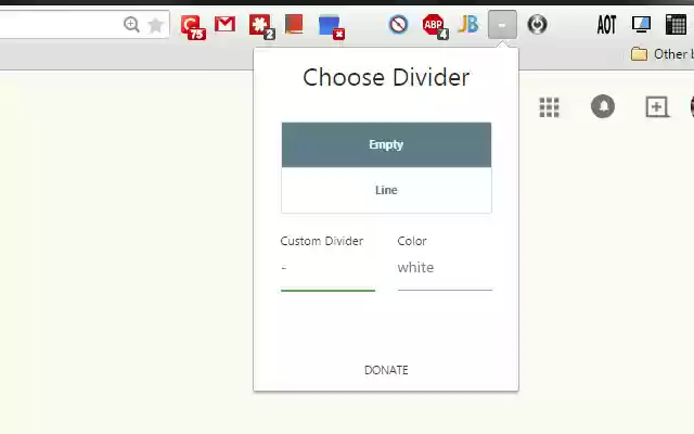 4th Toolbar Spacer from Chrome web store to be run with OffiDocs Chromium online 4th Toolbar Spacer from Chrome web store to be run with OffiDocs Chromium online