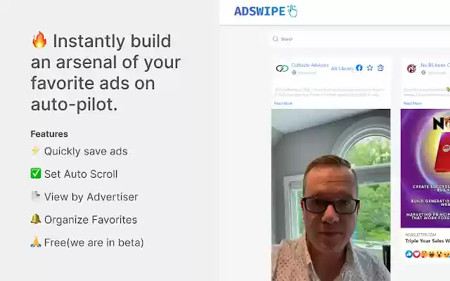 Ad Swipe from Chrome web store to be run with OffiDocs Chromium online Ad Swipe from Chrome web store to be run with OffiDocs Chromium online