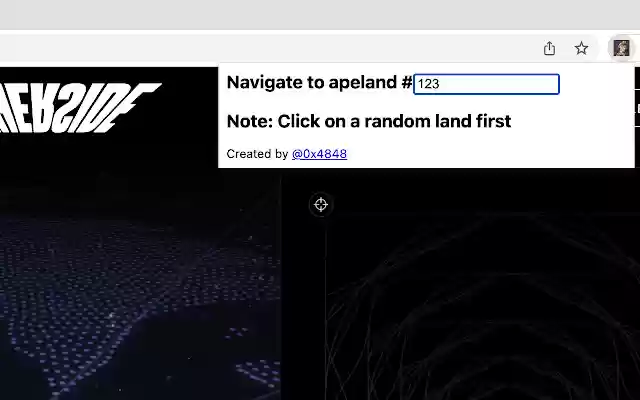 ApeLand GPS from Chrome web store to be run with OffiDocs Chromium online ApeLand GPS from Chrome web store to be run with OffiDocs Chromium online