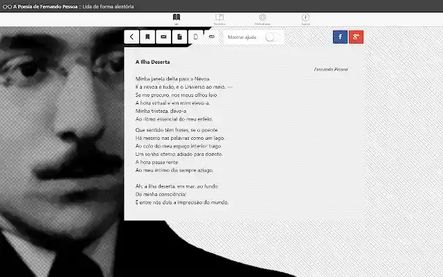 A Poesia de Fernando Pessoa from Chrome web store to be run with OffiDocs Chromium online A Poesia de Fernando Pessoa from Chrome web store to be run with OffiDocs Chromium online