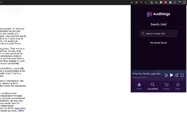 Audioread (formerly Audiblogs) from Chrome web store to be run with OffiDocs Chromium online Audioread (formerly Audiblogs) from Chrome web store to be run with OffiDocs Chromium online