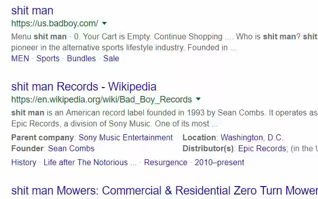 Bad Boy To Shit Man Text Replacer from Chrome web store to be run with OffiDocs Chromium online Bad Boy To Shit Man Text Replacer from Chrome web store to be run with OffiDocs Chromium online