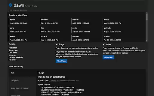 BattleMetrics Hour Summary from Chrome web store to be run with OffiDocs Chromium online BattleMetrics Hour Summary from Chrome web store to be run with OffiDocs Chromium online