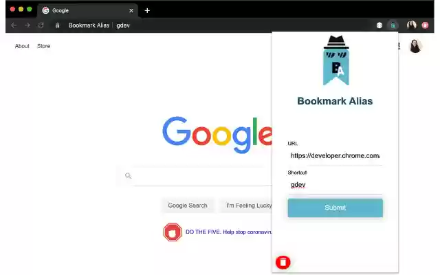 Bookmark Alias from Chrome web store to be run with OffiDocs Chromium online Bookmark Alias from Chrome web store to be run with OffiDocs Chromium online