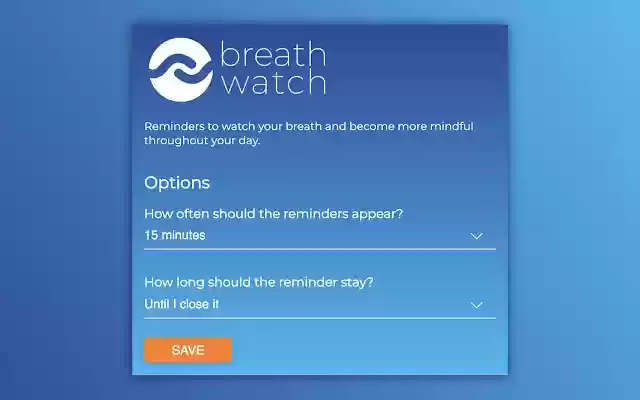 BreathWatch from Chrome web store to be run with OffiDocs Chromium online BreathWatch from Chrome web store to be run with OffiDocs Chromium online