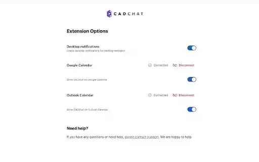 CADchat Calendar Extension from Chrome web store to be run with OffiDocs Chromium online CADchat Calendar Extension from Chrome web store to be run with OffiDocs Chromium online