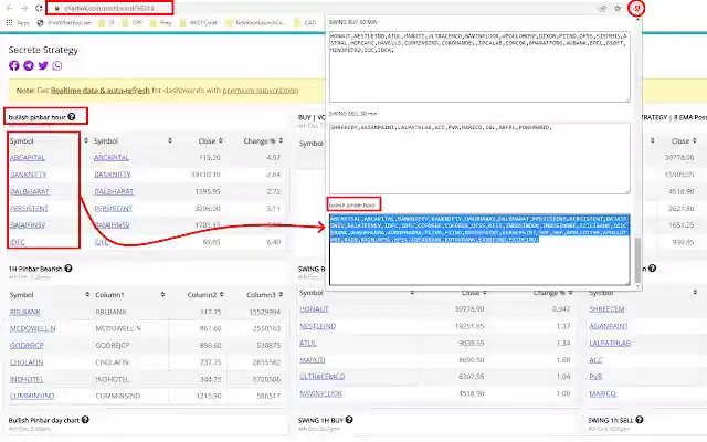 Chartlink Dashboard to CSV from Chrome web store to be run with OffiDocs Chromium online Chartlink Dashboard to CSV from Chrome web store to be run with OffiDocs Chromium online