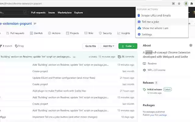 Chrome Extension Popurri from Chrome web store to be run with OffiDocs Chromium online Chrome Extension Popurri from Chrome web store to be run with OffiDocs Chromium online