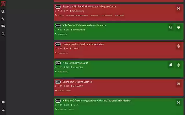 CodewarsKatana from Chrome web store to be run with OffiDocs Chromium online CodewarsKatana from Chrome web store to be run with OffiDocs Chromium online